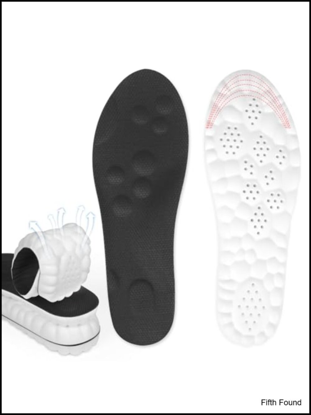 Memory Foam Insoles Arch Support Breathable Shoe Inserts